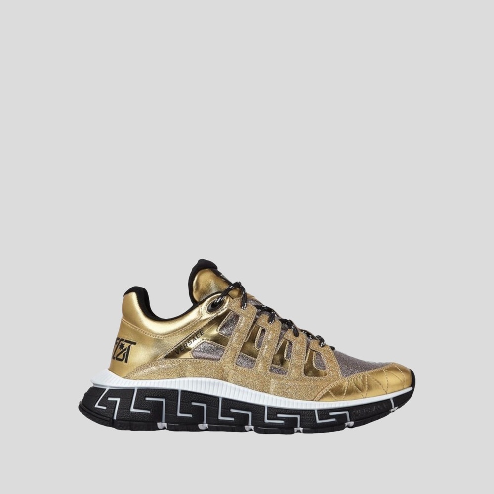 🆕 👟 VERSACE TRIGRECA SNEAKERS 💫 👟 Color: Gold Size: EU(36) US (6)
